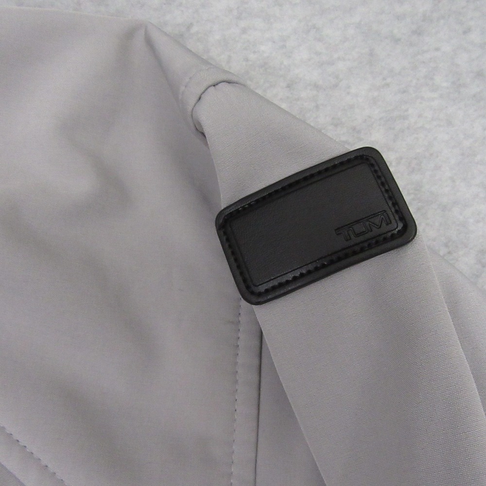 Tumi Womens Grey Softshell Fleece Lined Full Zip Jacket Size Medium - Picture 2 of 10